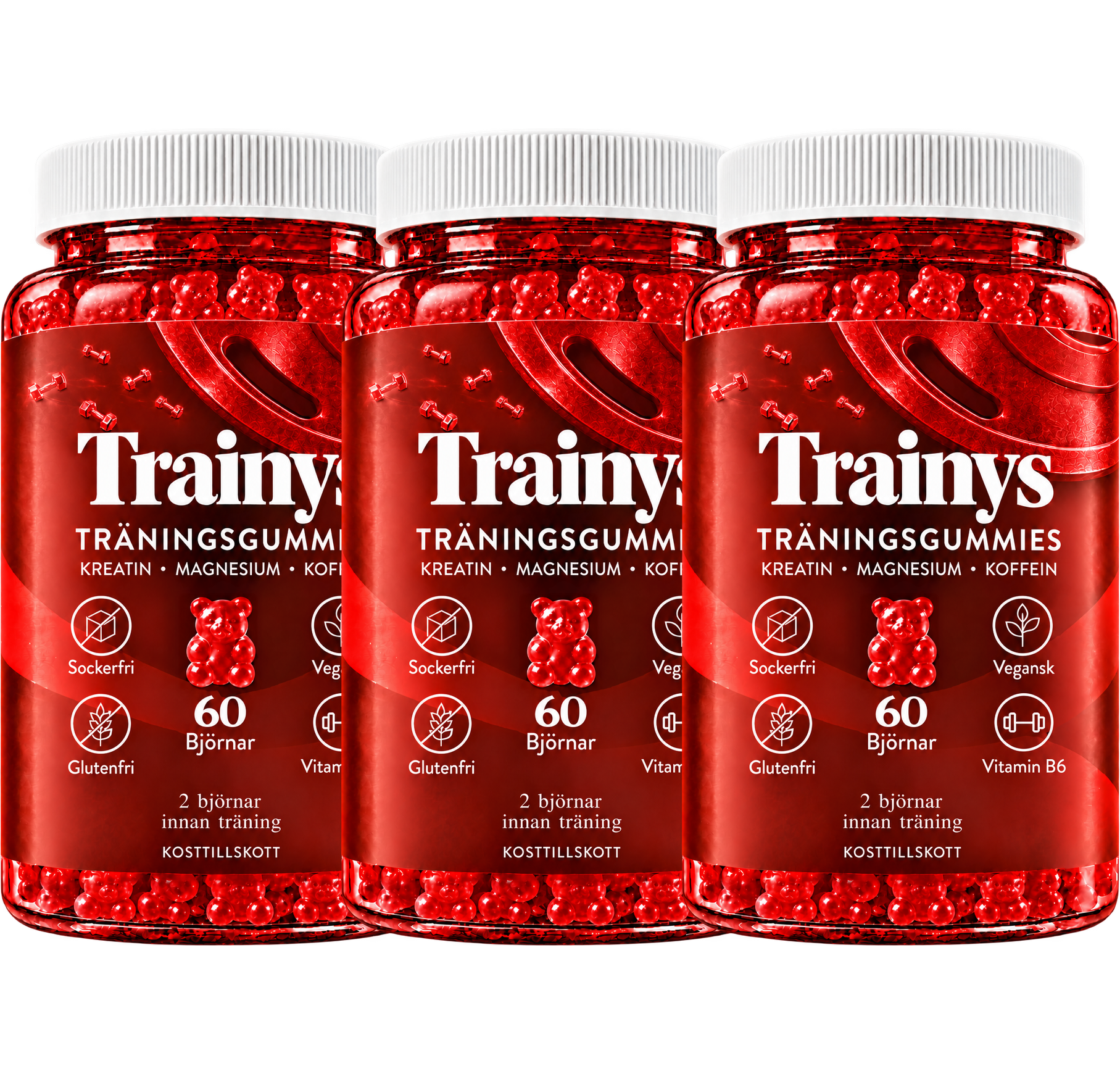 Trainys – 3 burkar